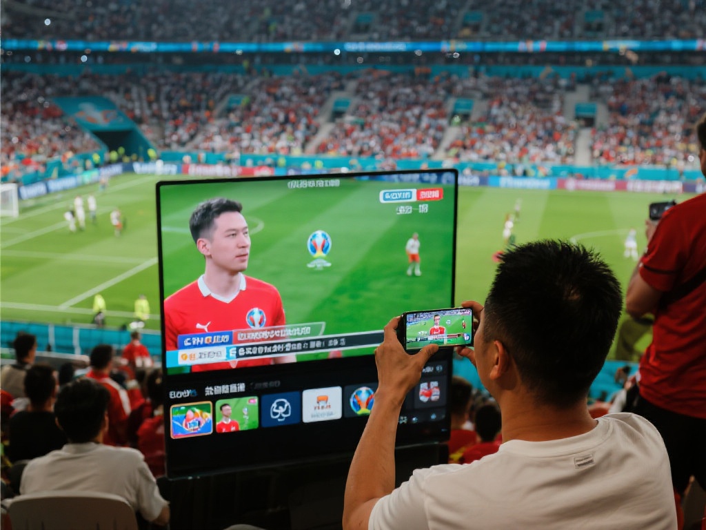 例如，有位球迷李先生通过某直播平台观看了